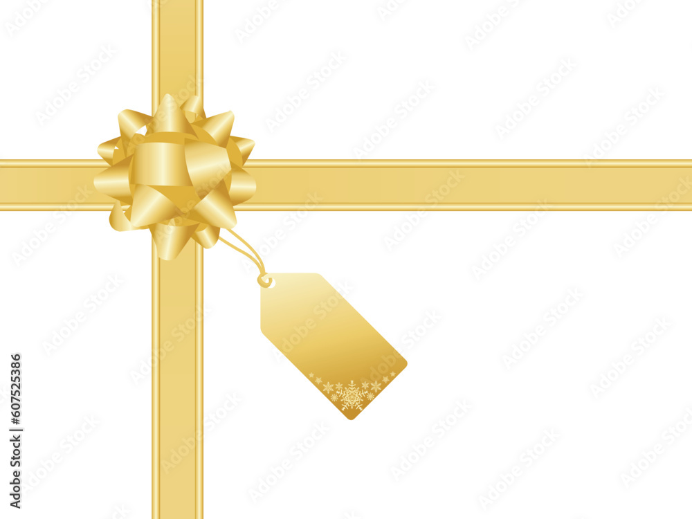 Christmas bow and gift card. More christmas images in my portfolio. Christmas bow and gift card. More christmas images in my portfolio.