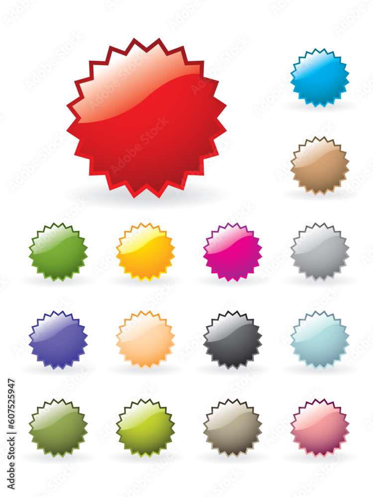 Glossy stars collection. More collections in my portfolio. Glossy stars collection. More collections in my portfolio.