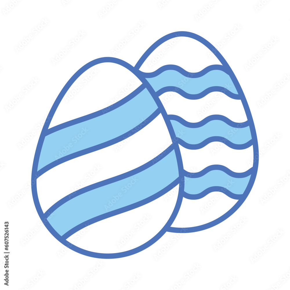 Beautifully designed icon of decorative eggs in trendy style, easy to use vector Beautifully designed icon of decorative eggs in trendy style, easy to use vector
