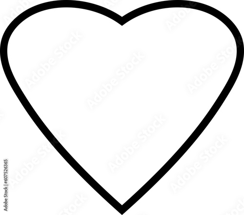 heart icon , vector , isolated on white background