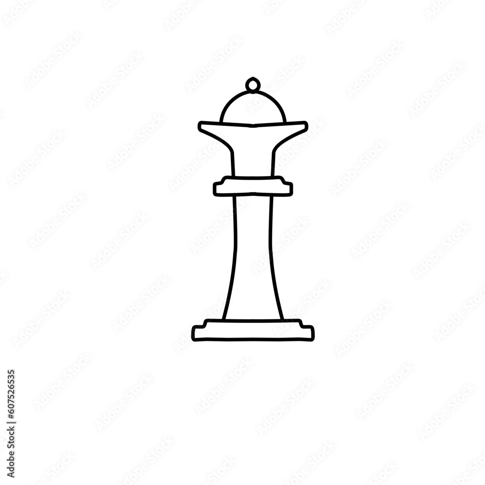 pattern design chess pieces game strategy