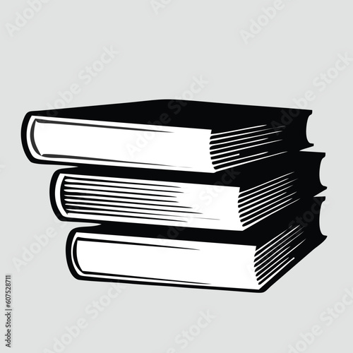 Free vector design logo illustration icon book