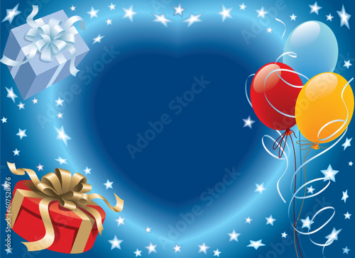 Balloons decoration ready for birthday and party
