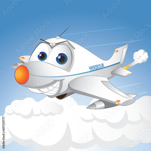 happy airplane