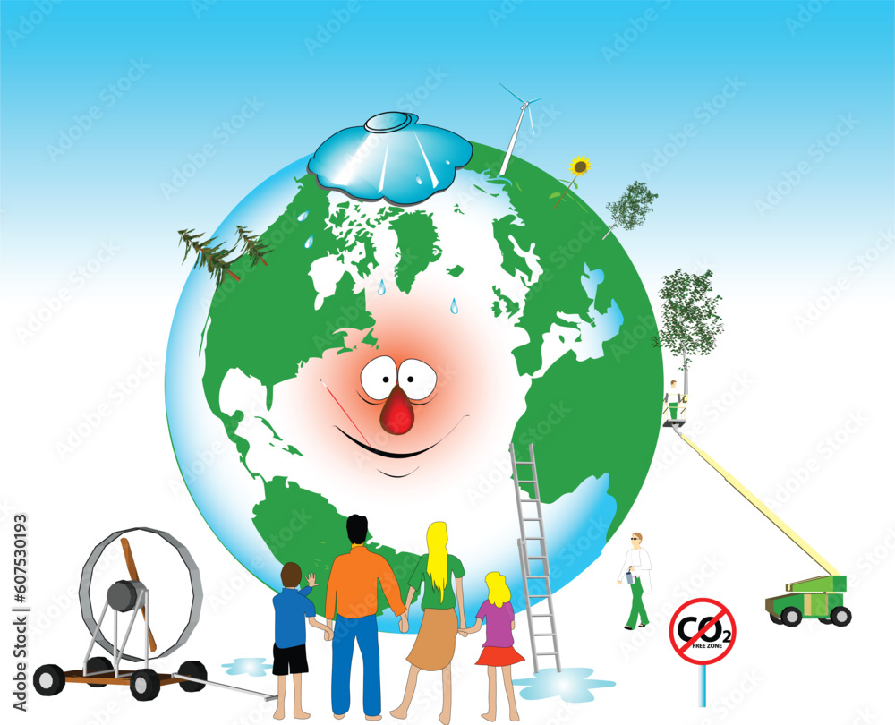 Obraz premium aircraft, alternative, america, animals, blue, business, city, cityscape, co2, communities, concepts, conservation, continents, countries, crowded, damaged, earth, ecology, electricity, emissions, ene