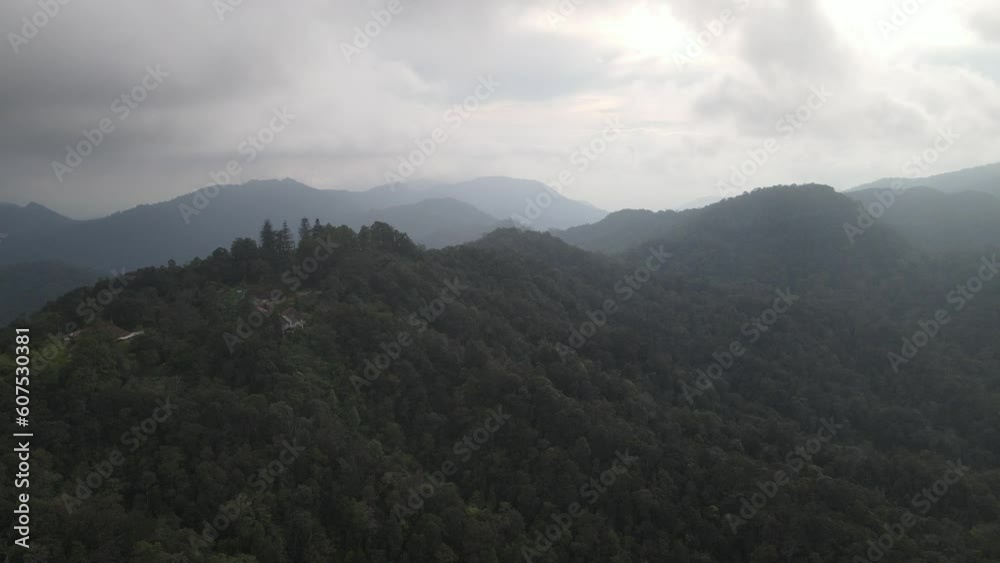 The aerial view of Fraser's Hill in Malaysia The aerial view of Fraser's Hill in Malaysia