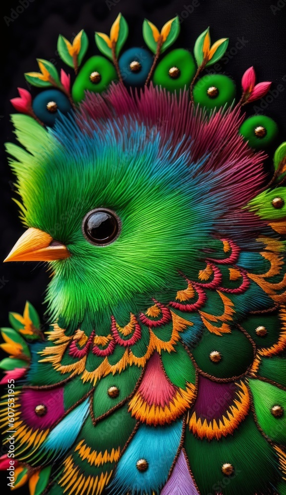 National bird of Guatemala Quetzal guatemalteco