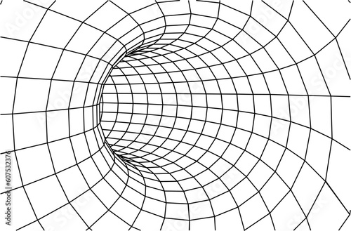 abstract vector tunnel - suitable for background