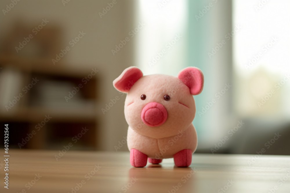Plush toy - Cute Animal Toy - Piglet, Pig - Generative AI Plush toy - Cute Animal Toy - Piglet, Pig - Generative AI