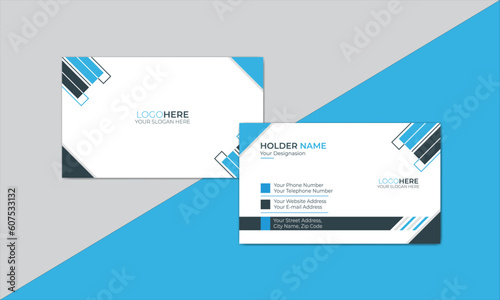 Business Card Design Template for Identity.