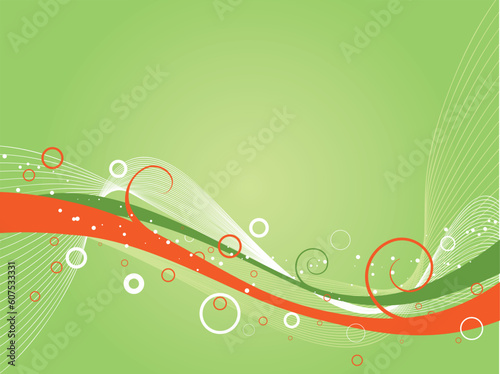 Decorative retro styled abstract background