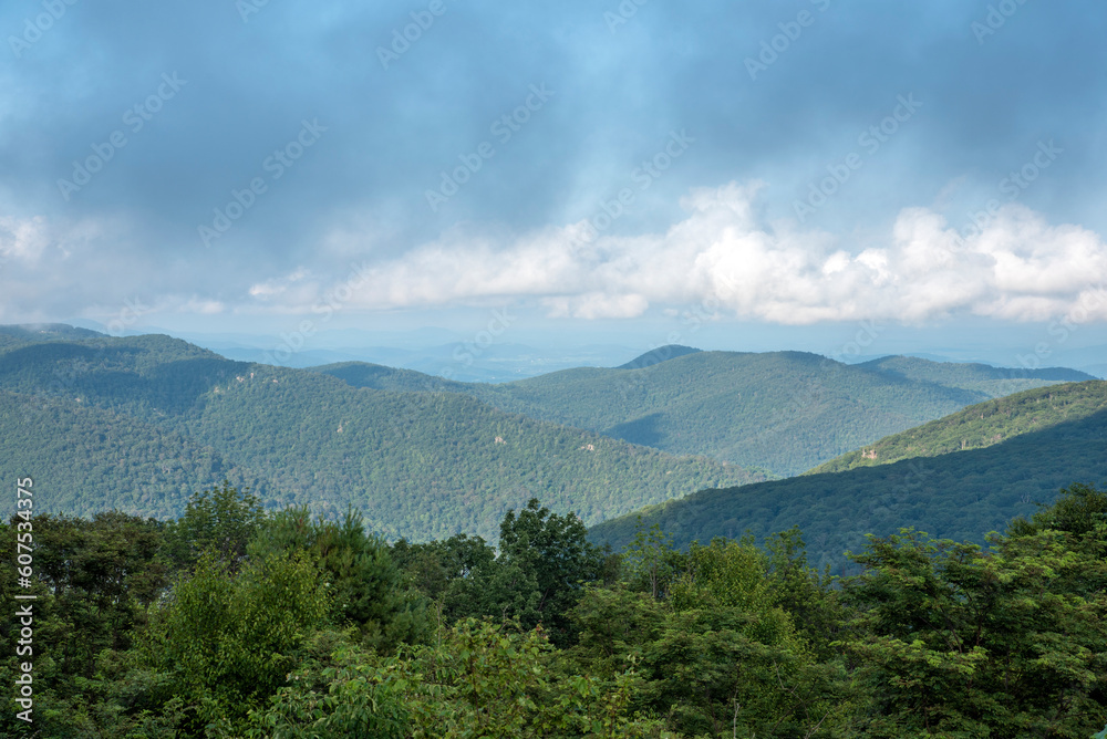 Obraz premium mountain landscape with clouds