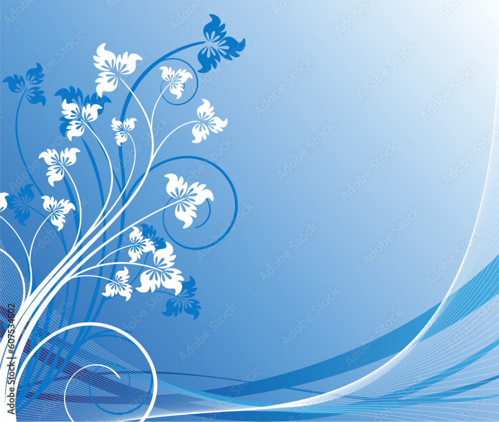 Floral    background - vector