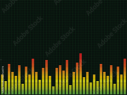 Graphic equaliser background