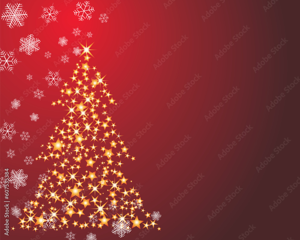 Christmas (New Year) fir-tree with balls. Vector illustration. Christmas (New Year) fir-tree with balls. Vector illustration.