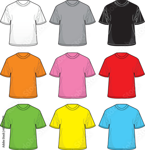 Vector T-Shirts: Great for positioning your own designs!