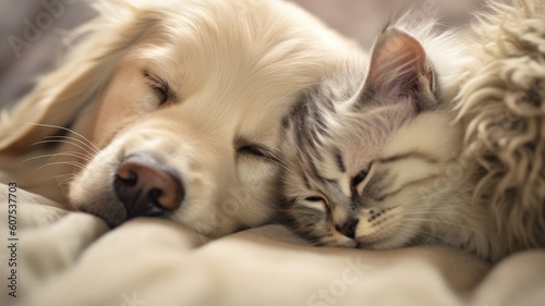 love of dog and cat. Generative AI