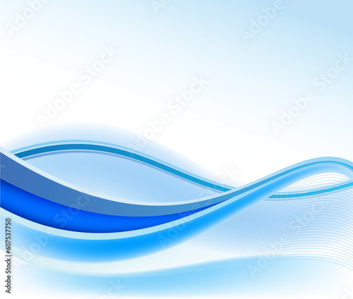 Abstract blue vector background design