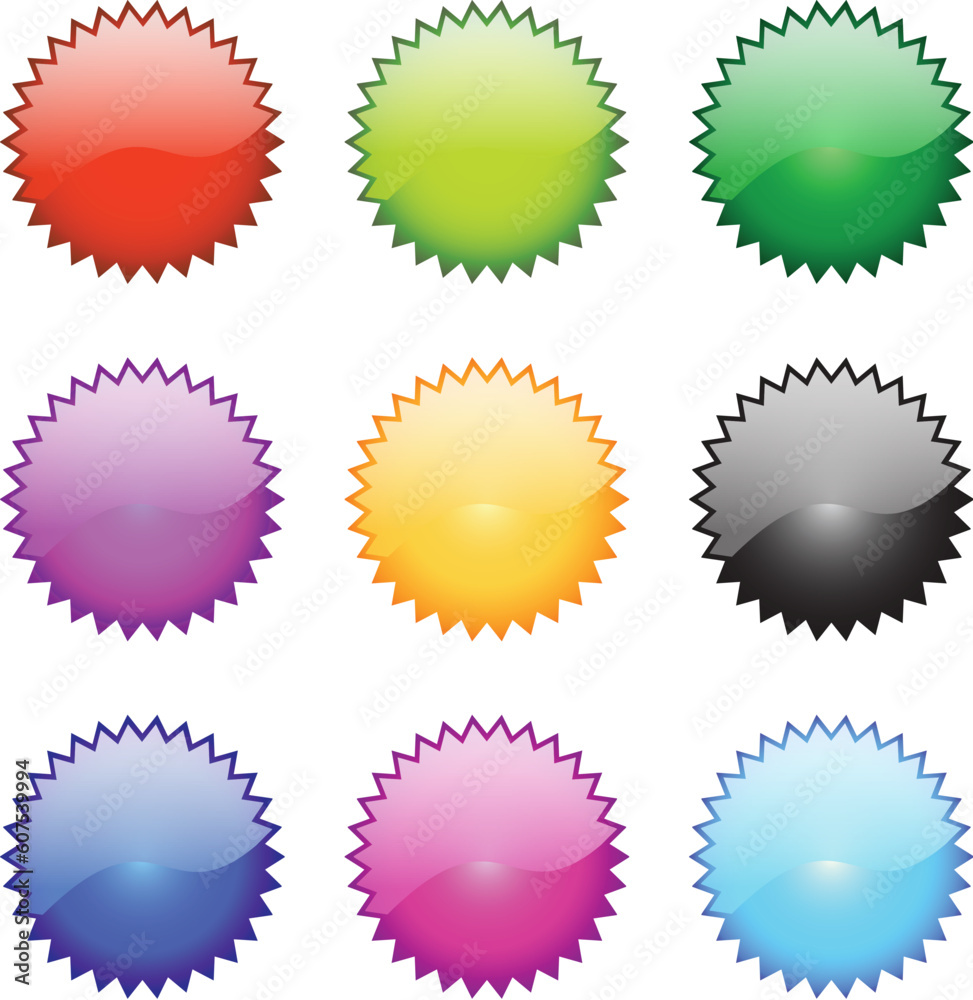 A Colourful Selection of Glossy Web Icons