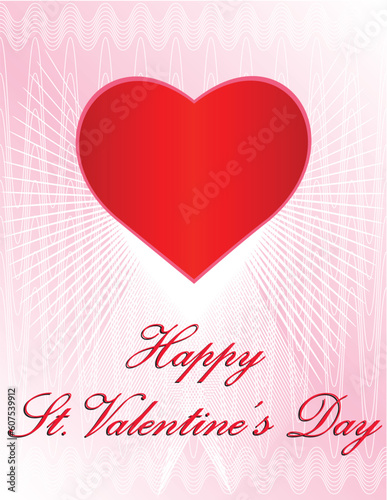 Vector Valentine's Day Design - In vector format all elements placed independently, can be reused