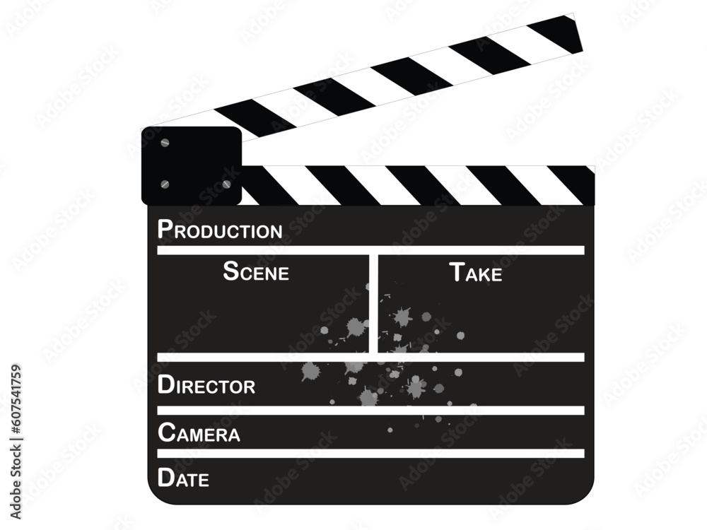 Obraz premium Movie clapper