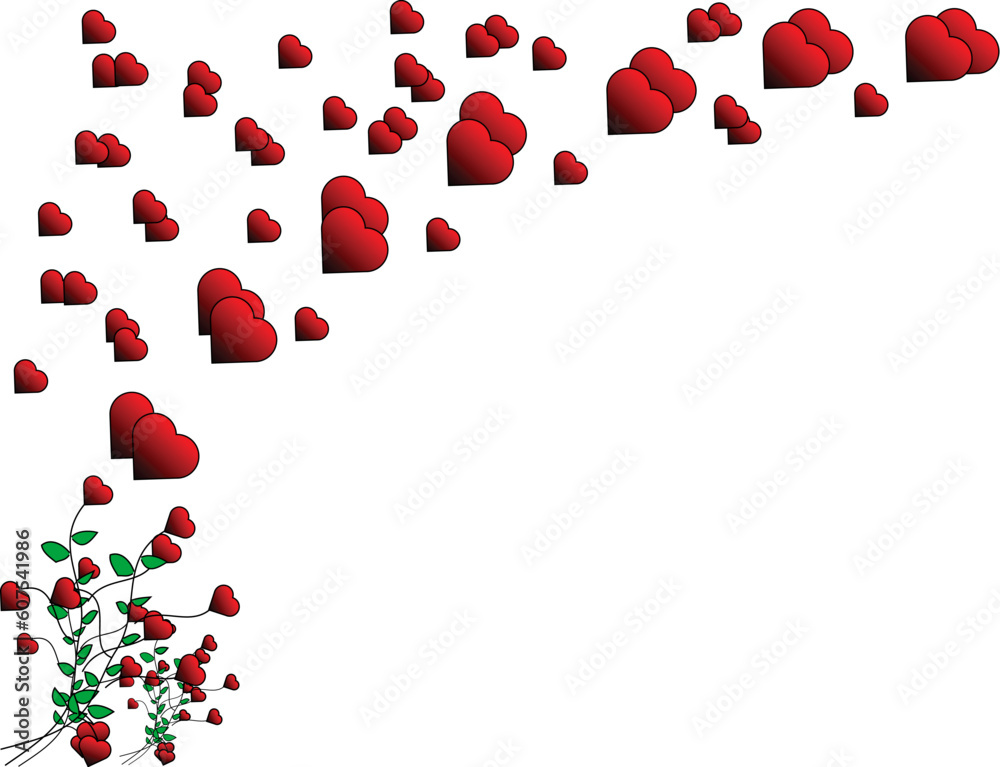 Valentine heart design