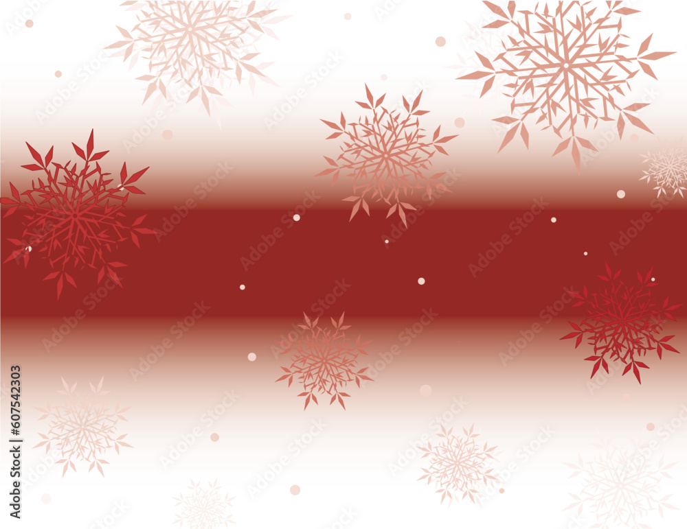 Abstract background with snowflakes, vector illustration