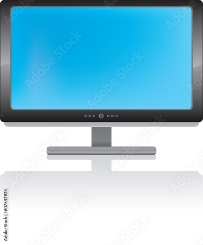 LCD display in vector file.