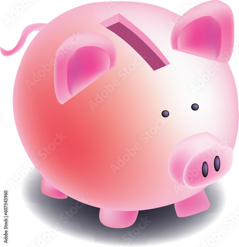 a illustration, vector for piggy bank