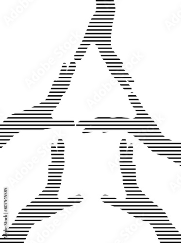 black and white symbols made from hands