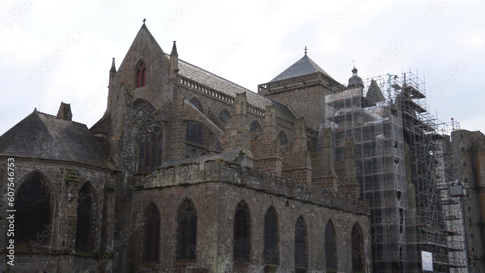 Dol de Bretagne cathedral in France 