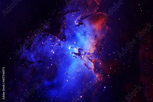 Beautiful space nebula. Background. Elements of this image furnishing NASA.