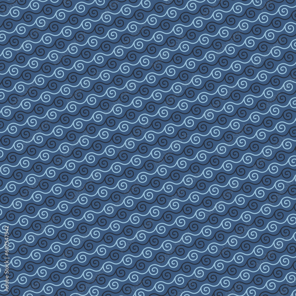 Line wave ornament pattern. Illustration design Line wave ornament pattern. Illustration design