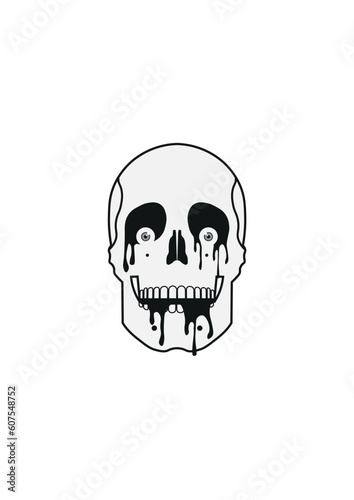Calavera, Teschio, sangue nero