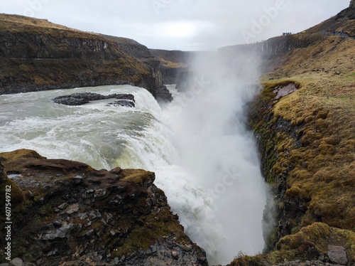 Gullfoss Waterfall in Iceland 