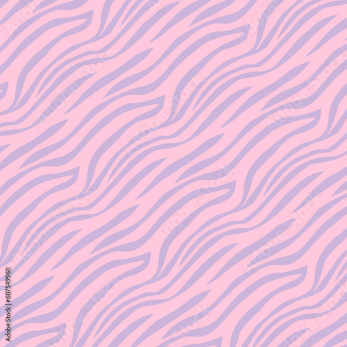 Zebra skin pattern. Animal print for fabric textile design cover wrapping background stock illustration.