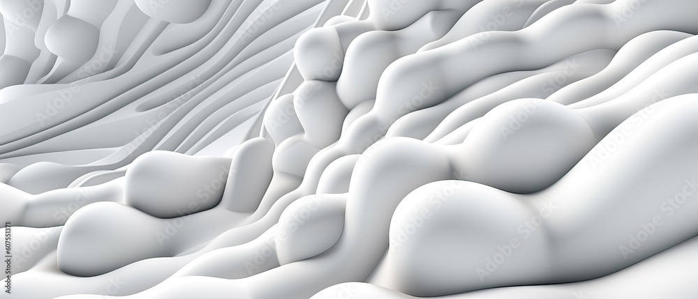 Obraz premium Abstract 3D White Background for presentation design. Suit for business, corporate, institution, party, festive, seminar, and talks