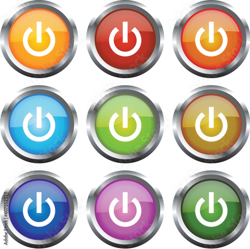 A Colourful Selection of Power Icons