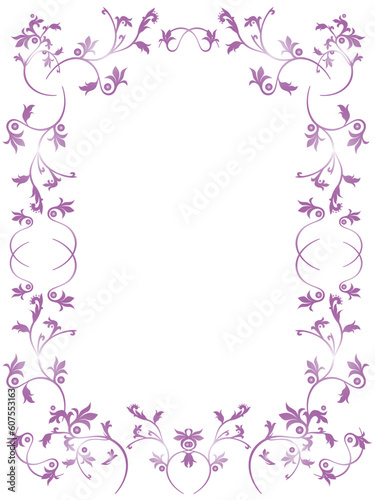 Wallpaper Mural Vector floral frame. Torontodigital.ca