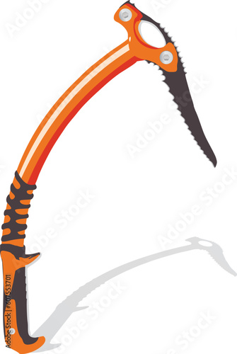 alpinist extreme climbing tool - vector