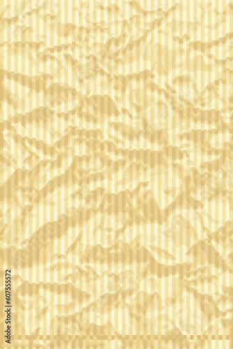 Editable vector illustration of a brown paper bag