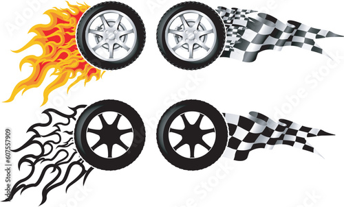 Sports Race Emblems - third set