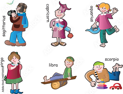 winter and autumn horoscope of  children characters