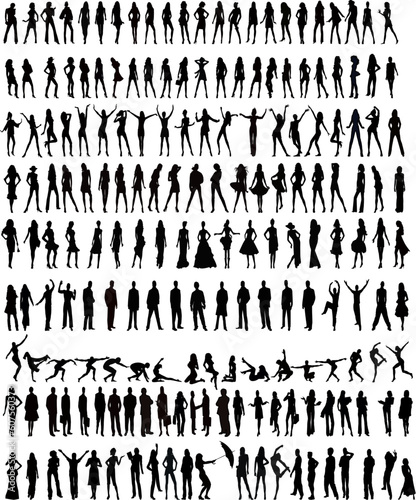 Vector silhouettes