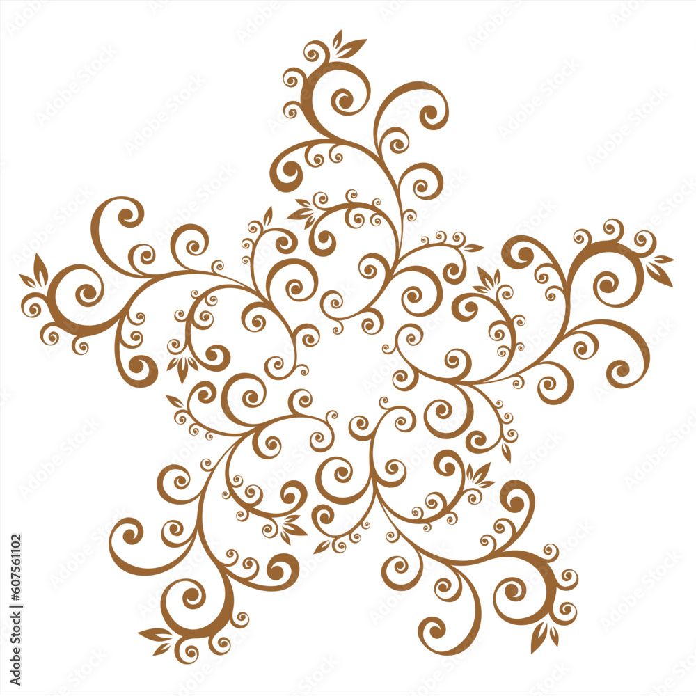 Gentle abstract pattern isolated on a white background. Gentle abstract pattern isolated on a white background.