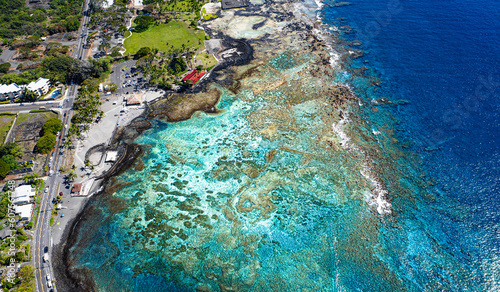Aerial Capture: Kealakekua Bay Reef in Spectacular Drone Shot photo