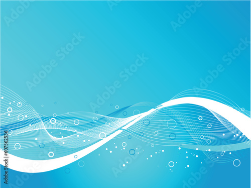 Fotografie Abstract background with an aquatic theme