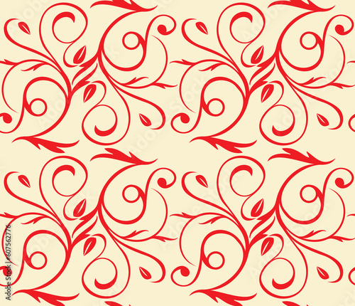 seamless floral background (repeating top to down and left to right)