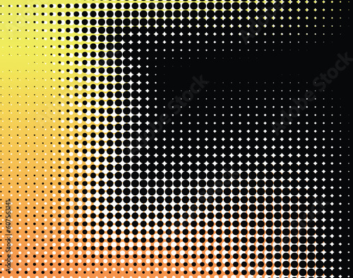 Abstract editable vector background of dots with copy-space