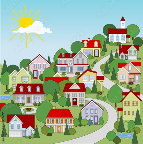 Little town - Houses